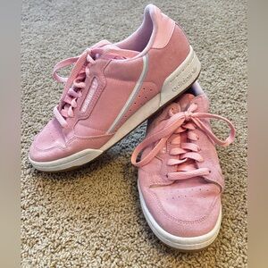 Size 7 - Adidas Continental 80 HK True Pink Sneakers